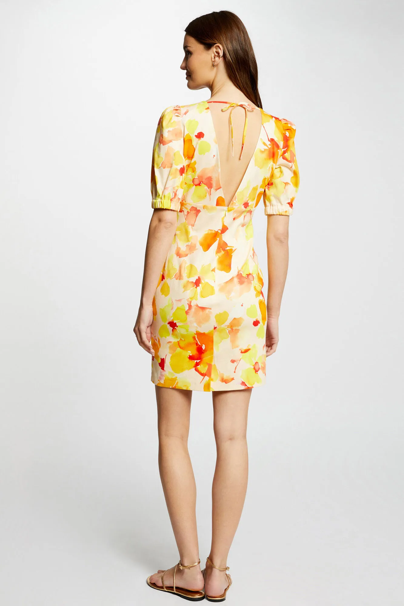 Morgan Vestido corto recto estampado