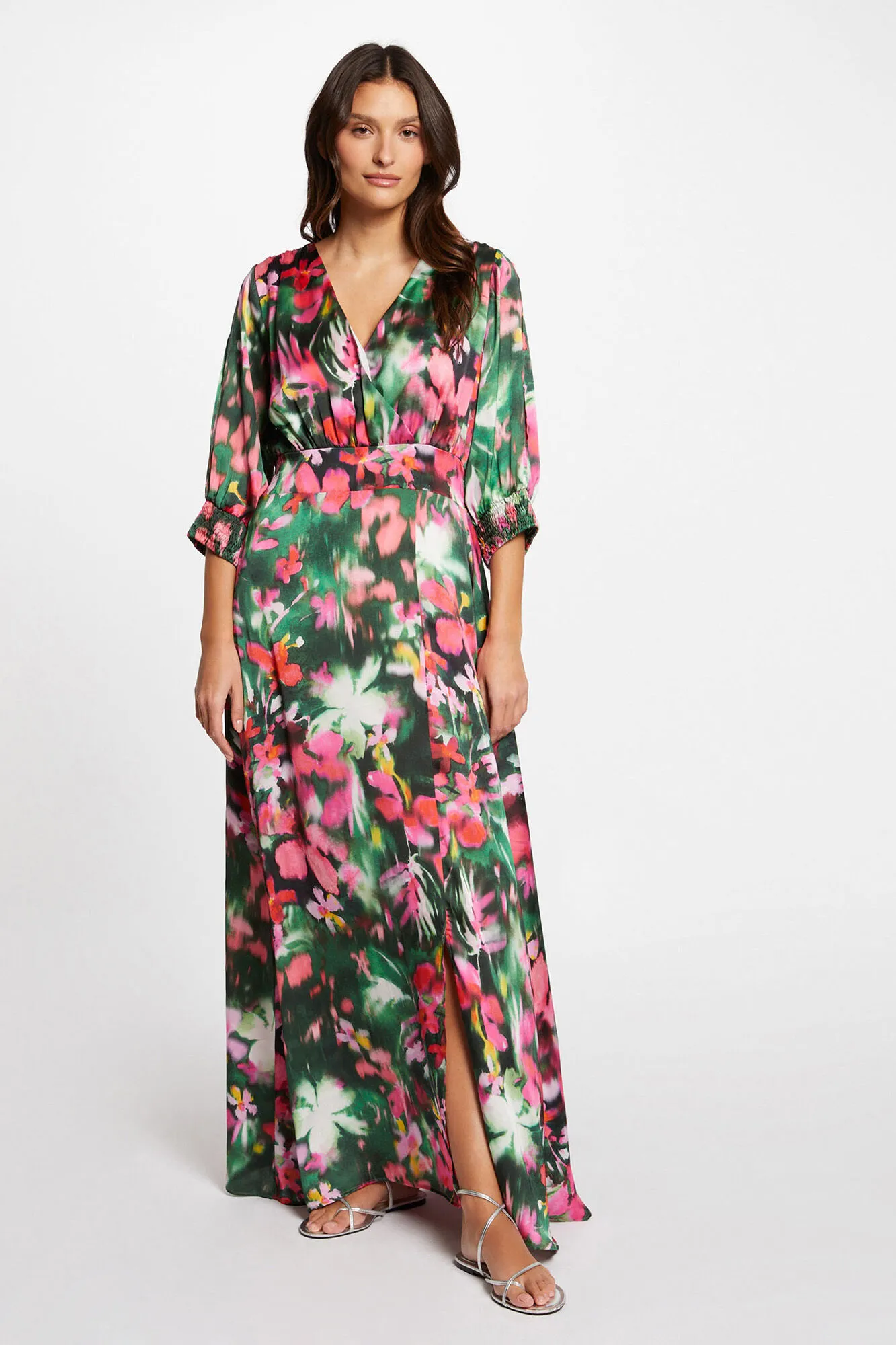 Morgan Vestido largo estampado floral