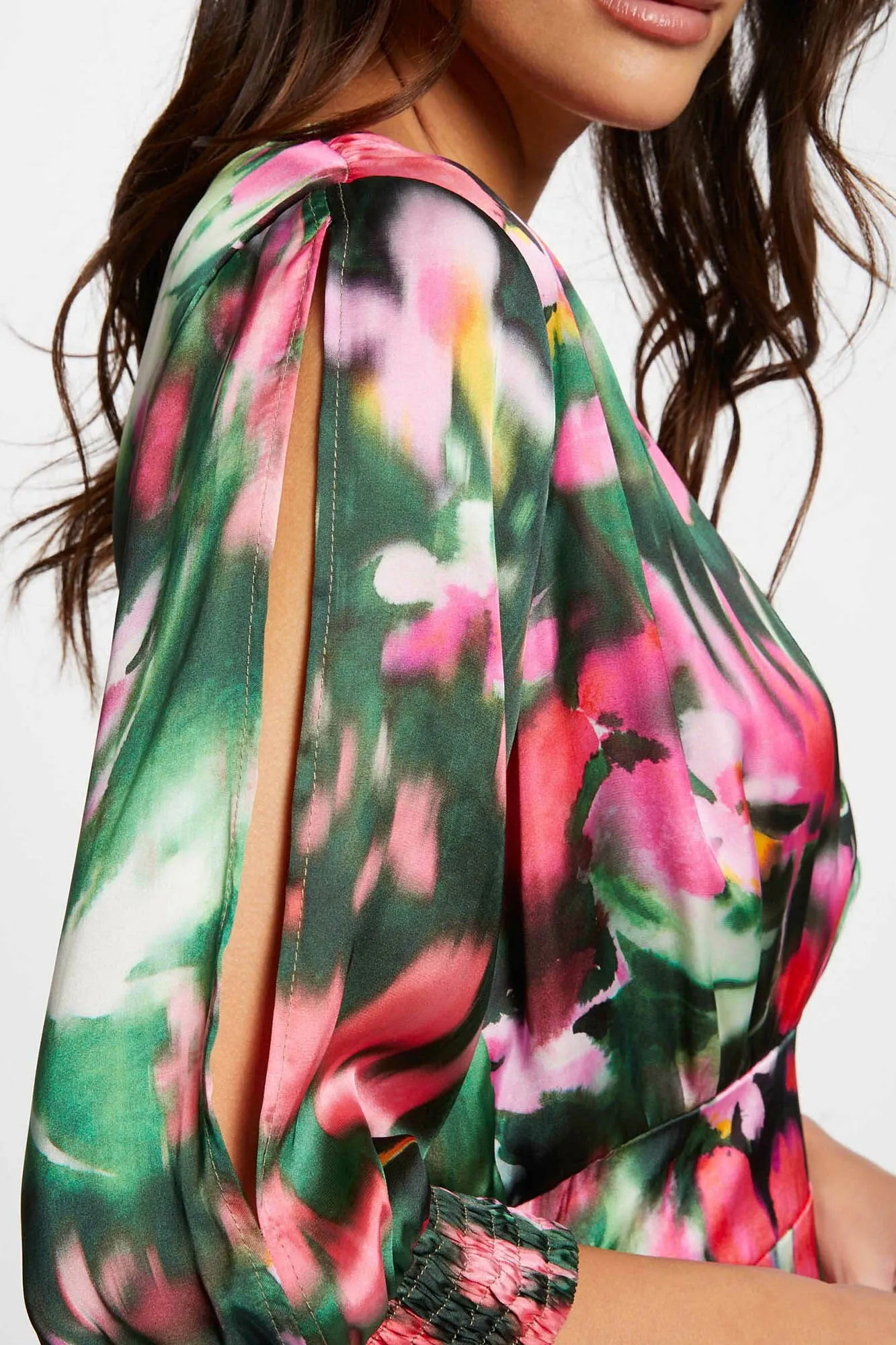 Morgan Vestido largo estampado floral