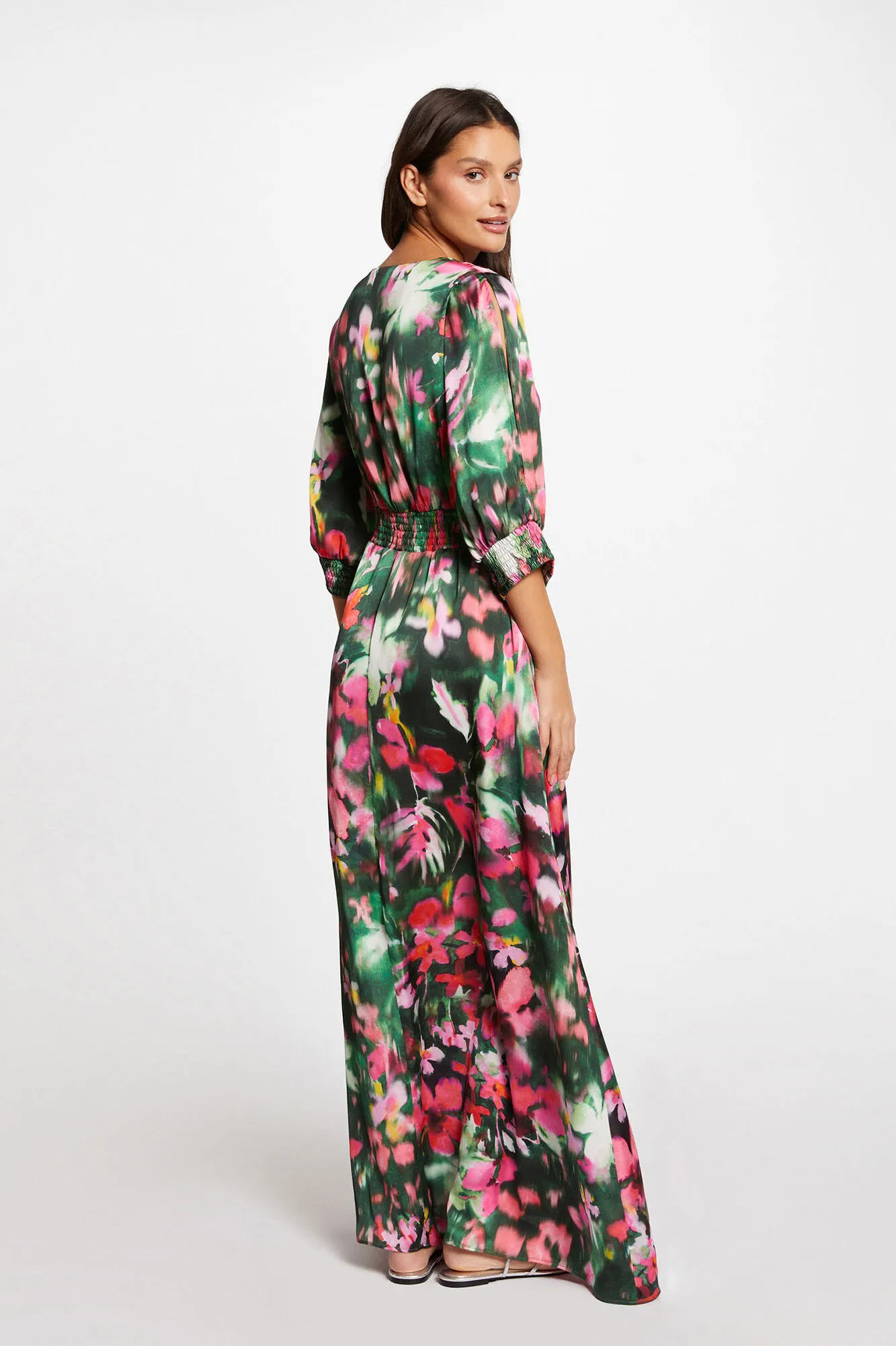 Morgan Vestido largo estampado floral