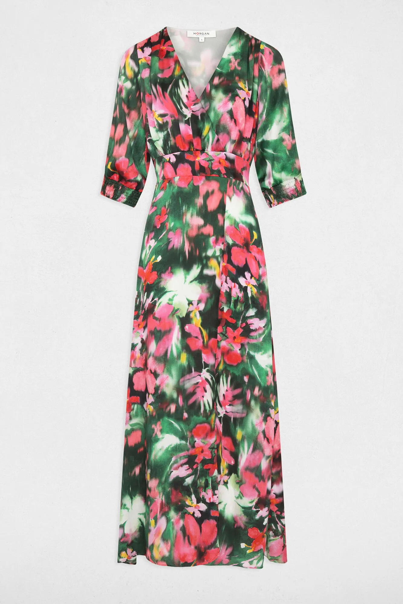 Morgan Vestido largo estampado floral