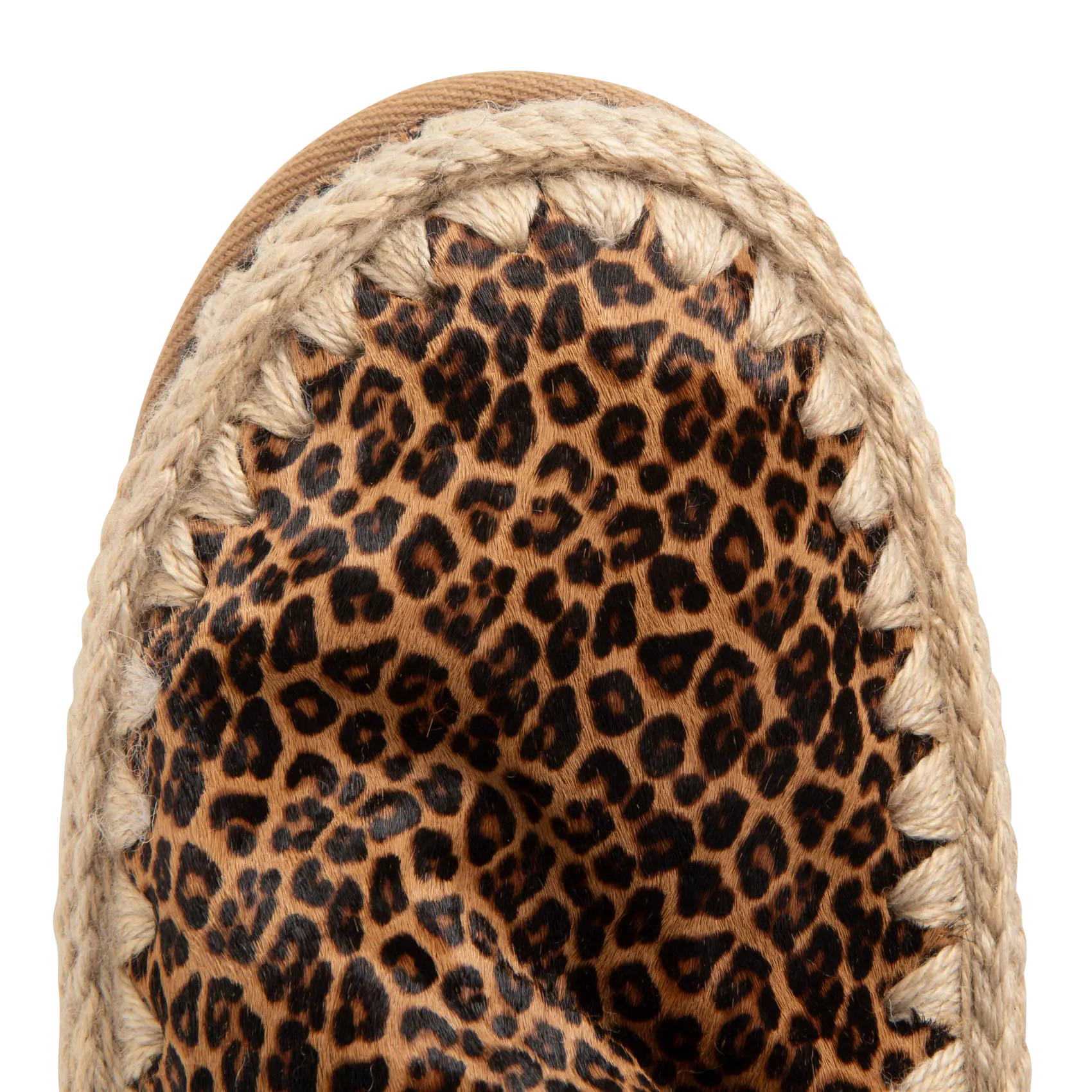 MOU ESKIMO 18  BOTINES DE CUERO CON ESTAMPADO DE LEOPARDO EN MULTICOLOR