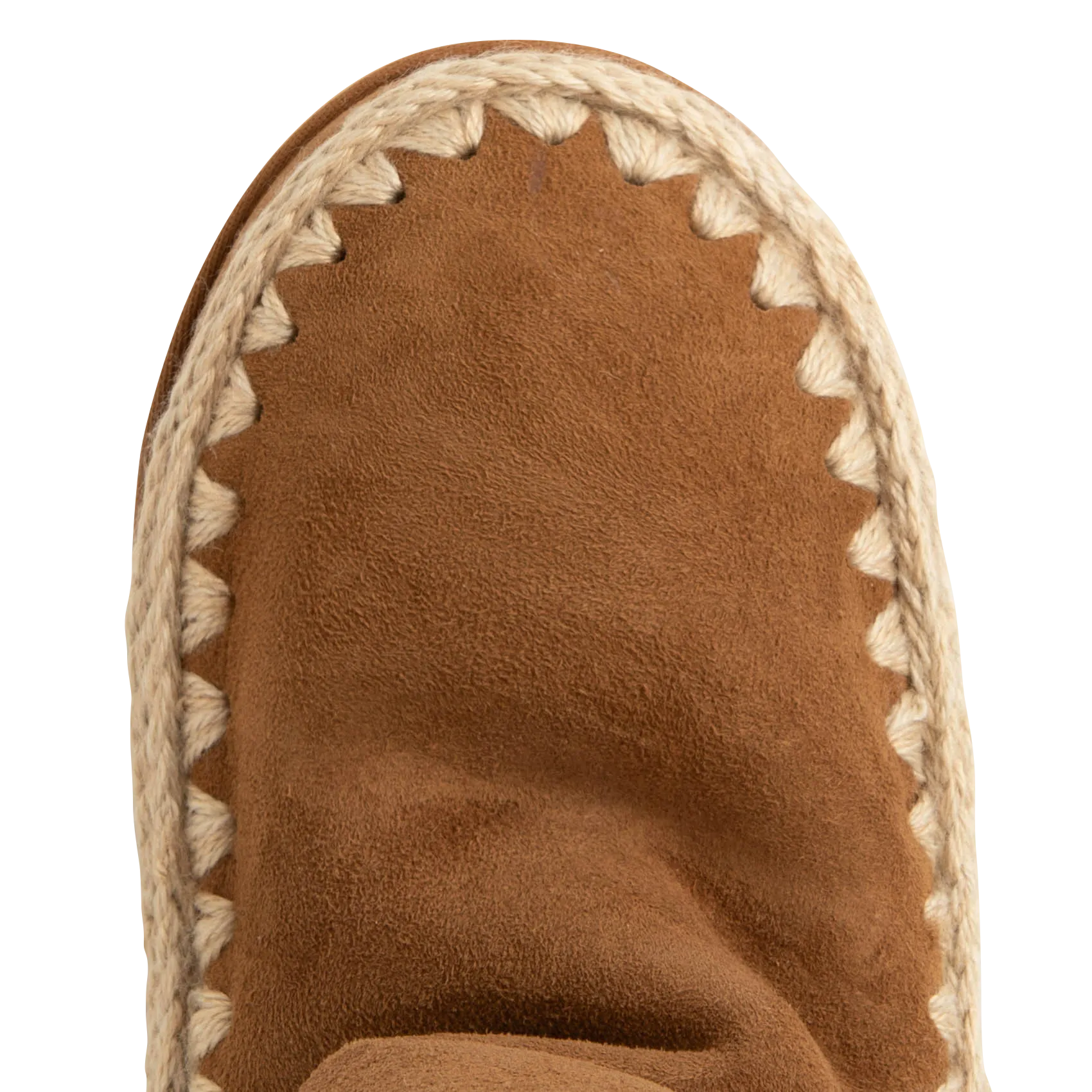 MOU ESKIMO BOOT  BOTINES DE CUERO CON PUNTA REDONDA Y FORRO DE PIEL EN MARRON