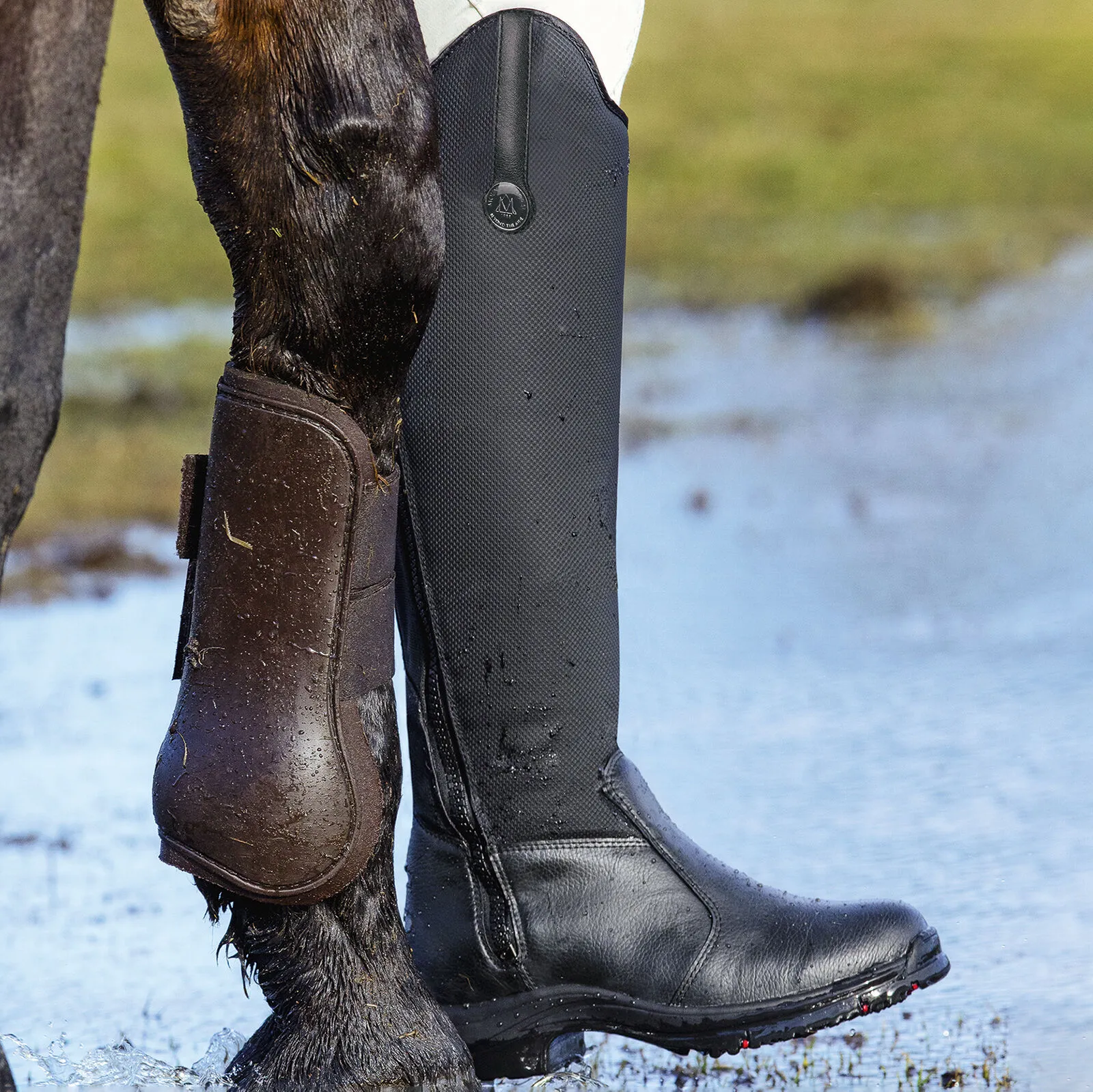 Mountain Horse Botas Altas de Equitación de Invierno Active
