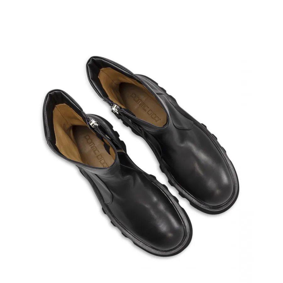Mujeres Botines POMME D'OR 2882A Seta Nero Cuero Negro