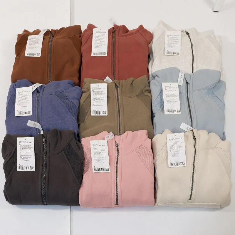 Mujeres SCUBA de gran tamaño 1/2 sudadera con capucha con sudadera con capucha media cremallera de cuello alto chaquetas de lana