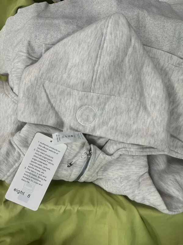 Mujeres SCUBA de gran tamaño 1/2 sudadera con capucha con sudadera con capucha media cremallera de cuello alto chaquetas de lana