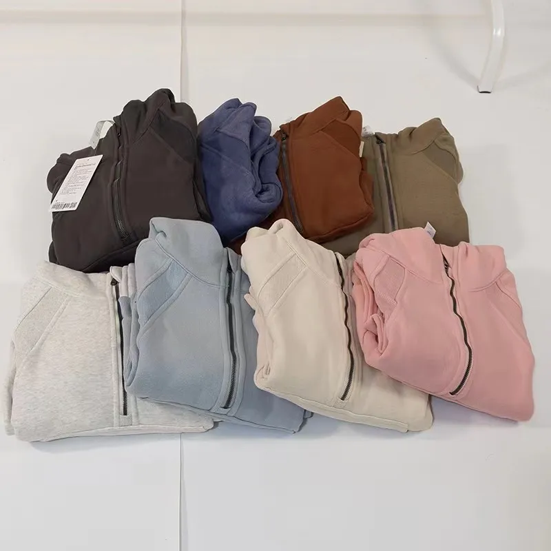 Mujeres SCUBA de gran tamaño 1/2 sudadera con capucha con sudadera con capucha media cremallera de cuello alto chaquetas de lana