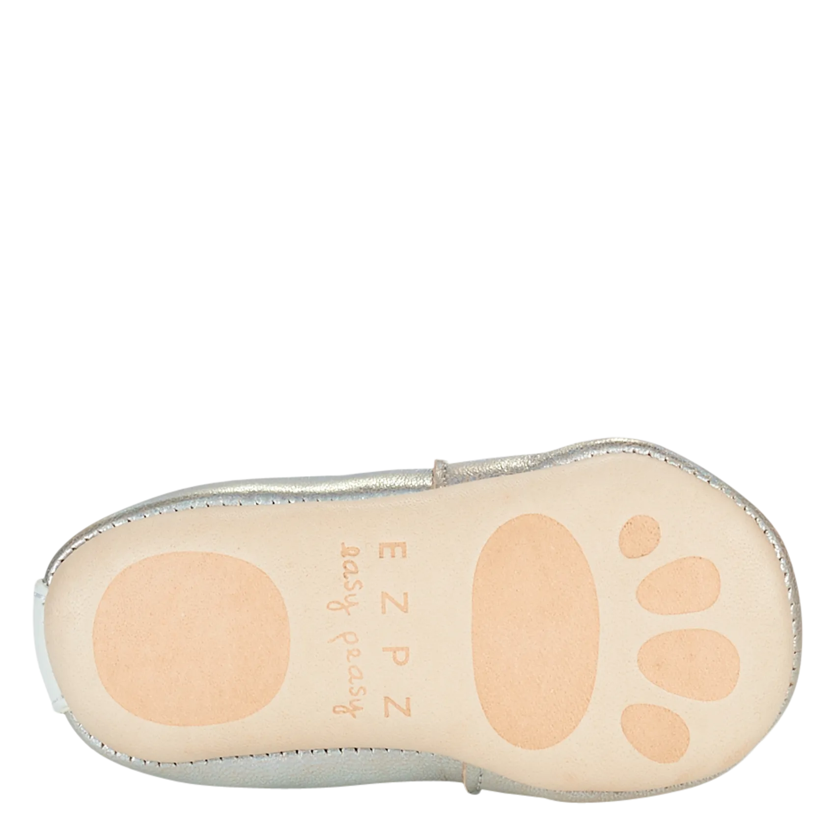 MY BLUMOO POMME  ZAPATILLAS DE CASA DE PIEL EN PLATA