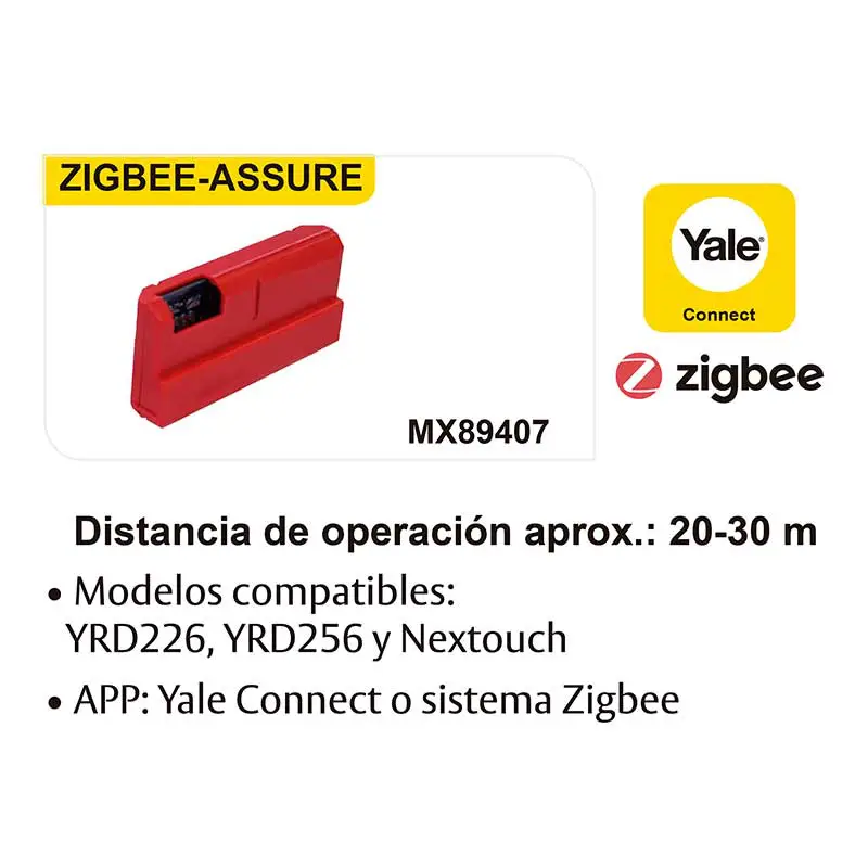 Módulo Zigbee Assure Yale MX89407 para Cerraduras