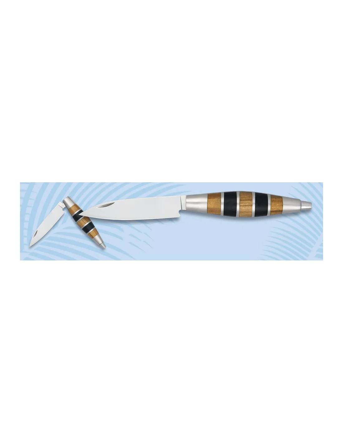 Navaja marca Albainox modelo Canaria aluminio y madera (18 cm.)