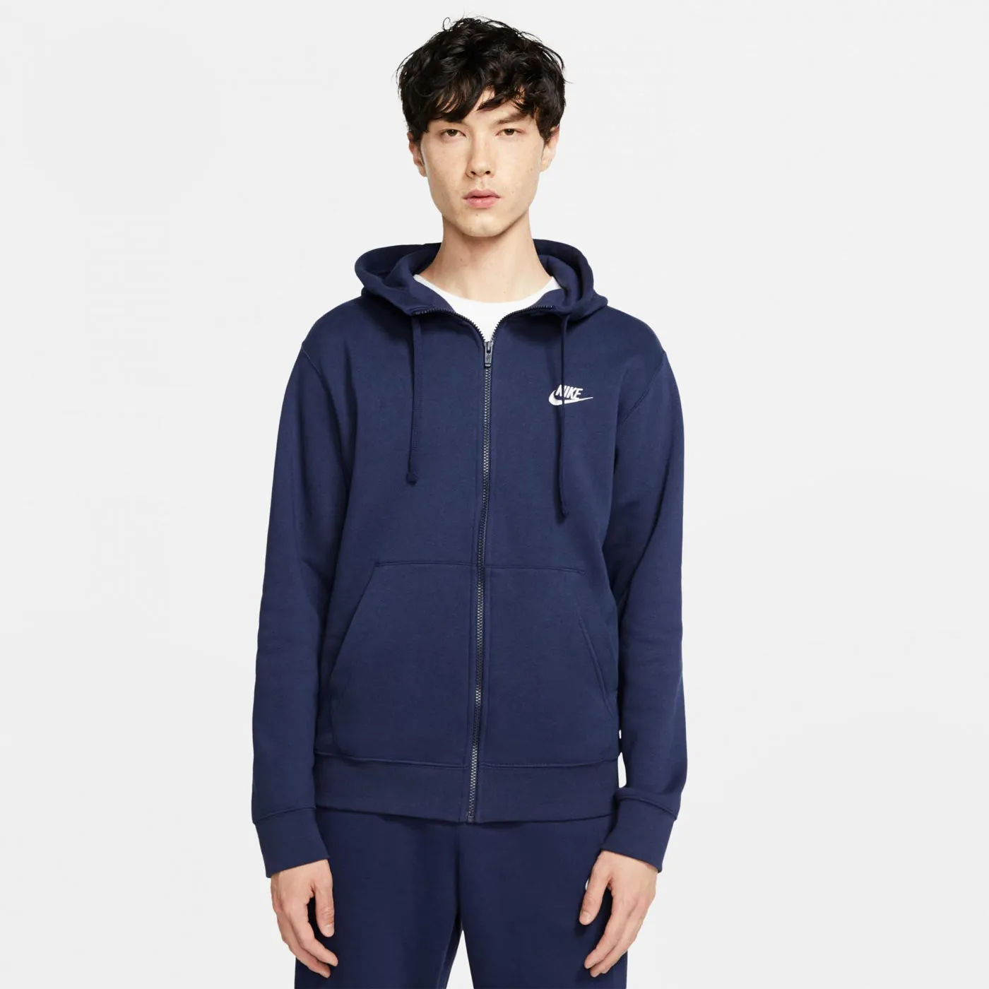 Nike Hoodie Zip Up  Sport Wear Navy