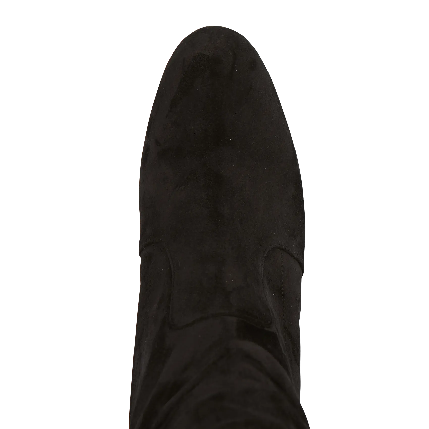 NUNATON41  BOTAS ALTAS DE PIEL ATERCIOPELADA EN NEGRO