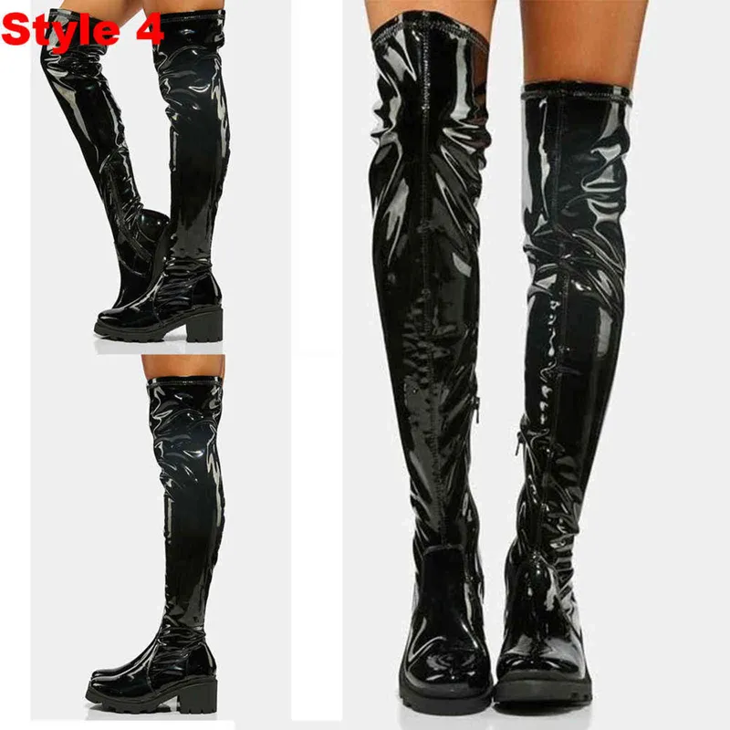 Nuevas bolsas de diseño de marca bolsas de bolsillo Botas altas Mujeres Zipper Casco Casual Sexy Fashion de alta calidad sobre l