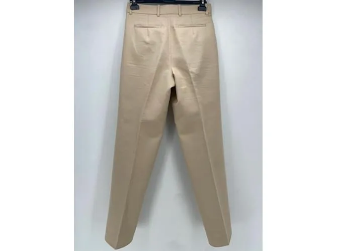 OFF WHITE PANTALóN OFFWHITE T.FR 48 ALGODóN BEIGE 