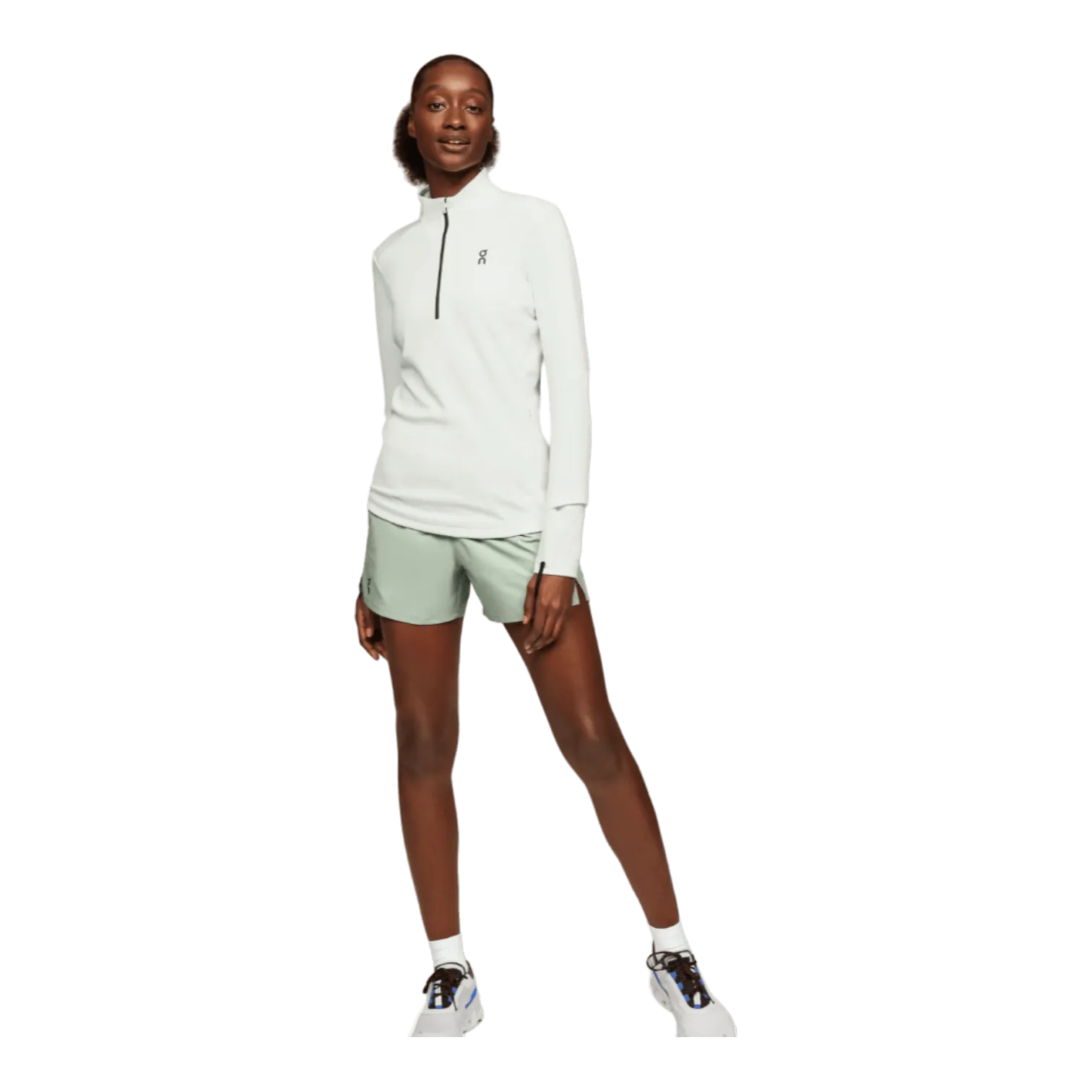 On Essential Shorts Moss/Ivy for Women 1WD10180859