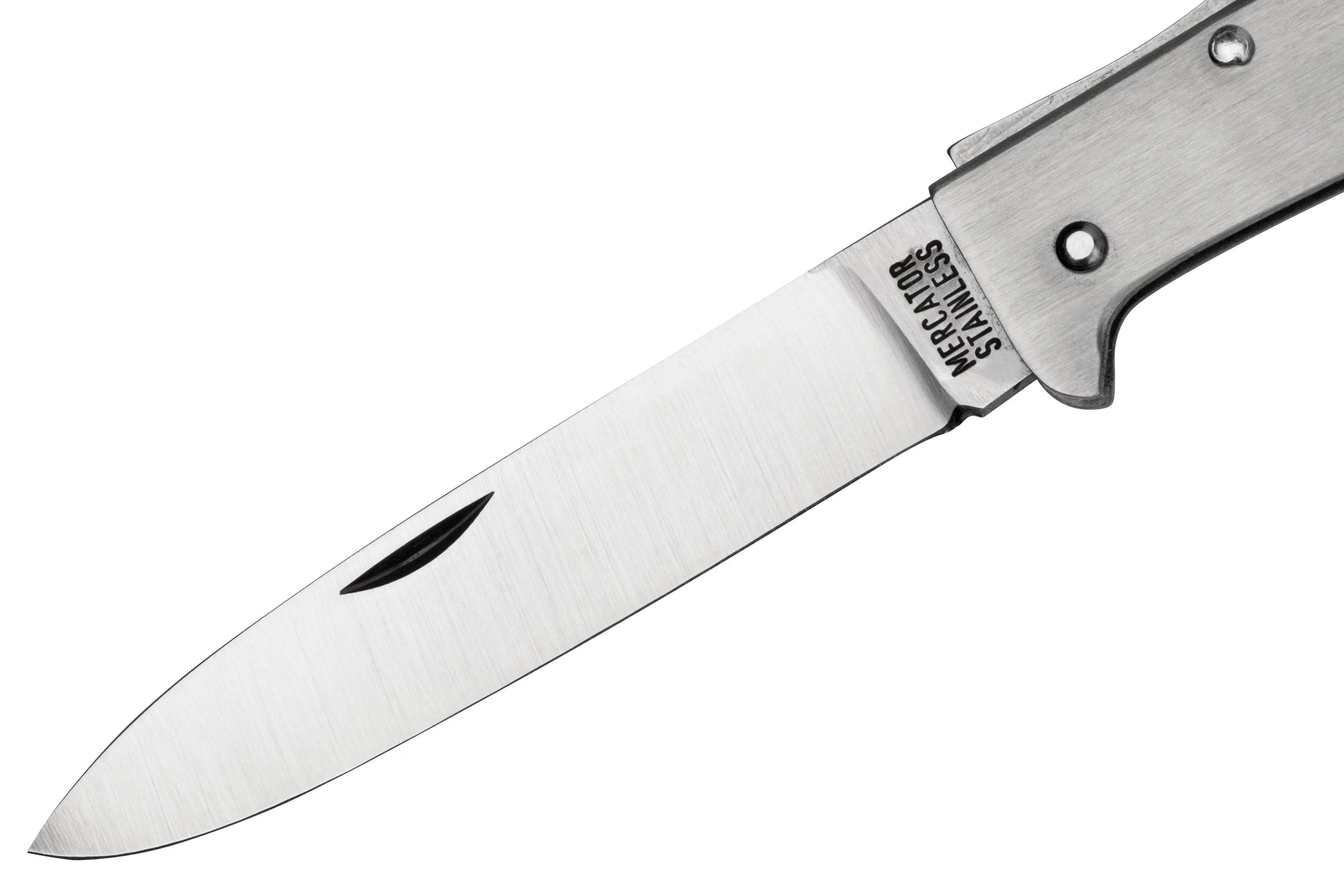 OTTER MERCATOR 10836 RG R LARGE STAINLESS POCKETCLIP, NAVAJA