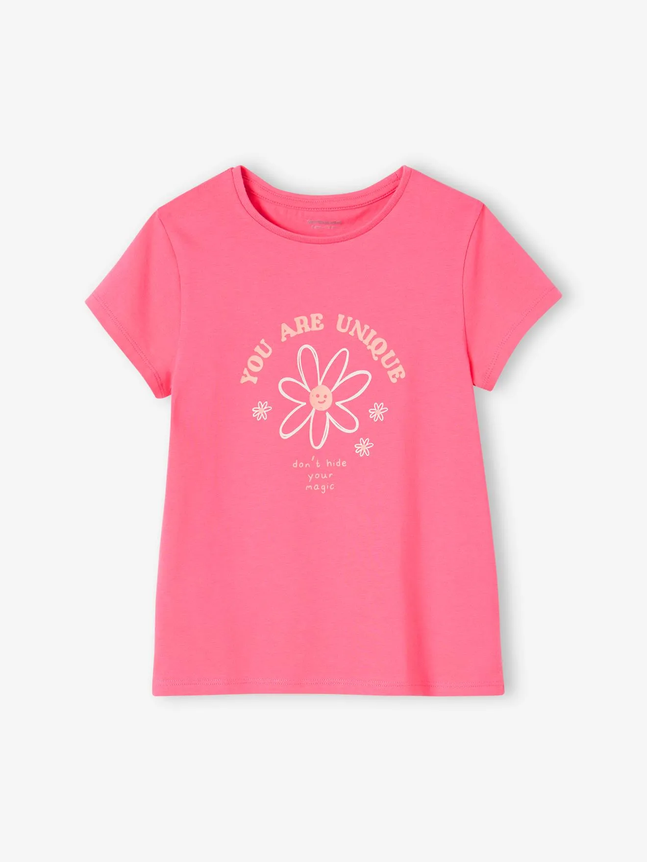 Pack de 3 camisetas surtidas con detalles irisados, para niña
