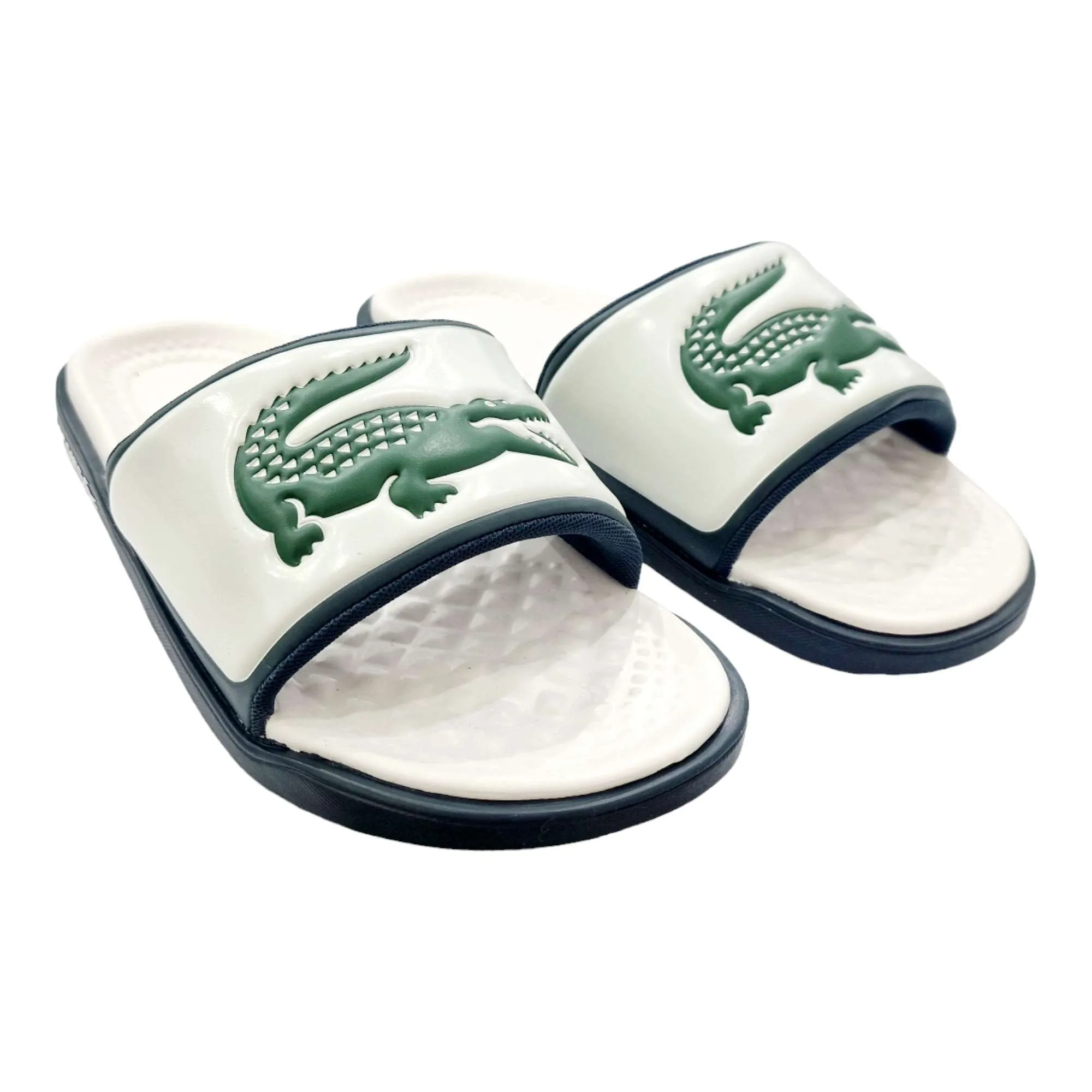 PALA PLAYERA LACOSTE HOMBRE SERVE SLIDE DUAL 1241 CMA BLANCO ROTO