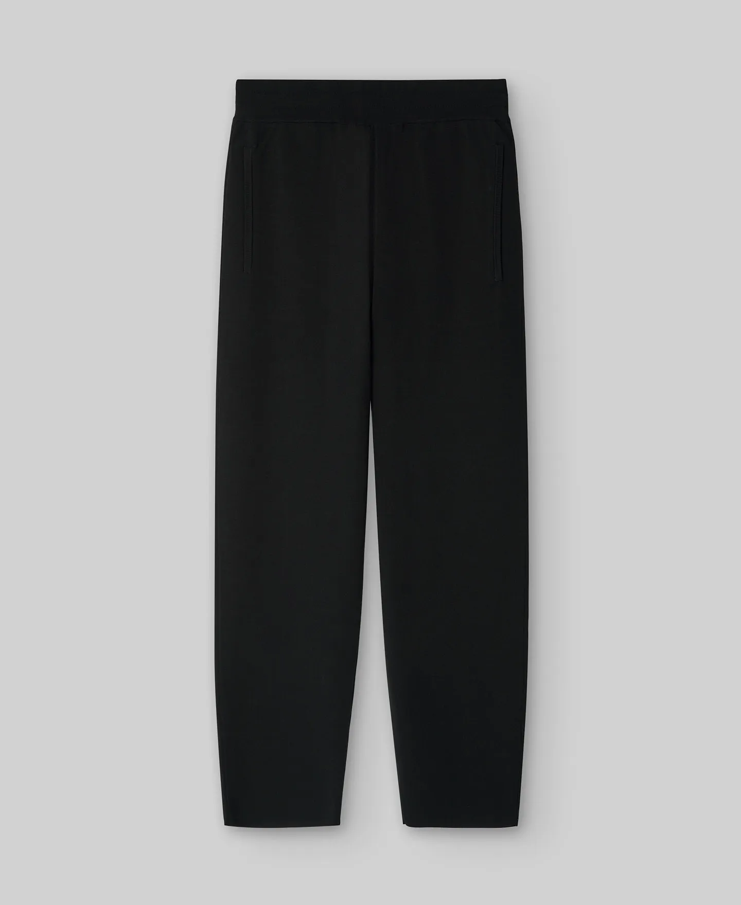 Pantalón banana punto goma negro mujer