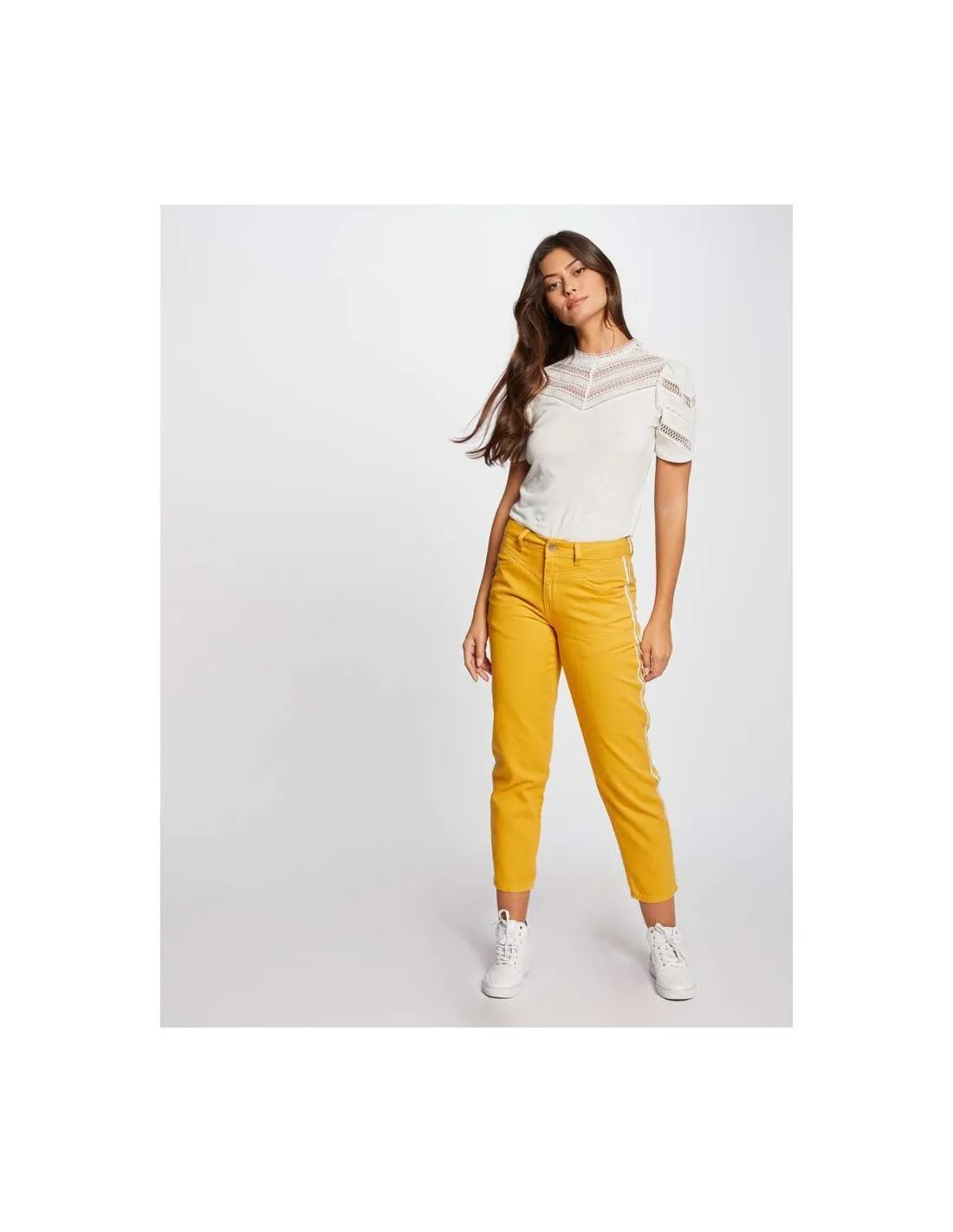 PANTALON 5B MORGAN PFIRST VIVO ORO