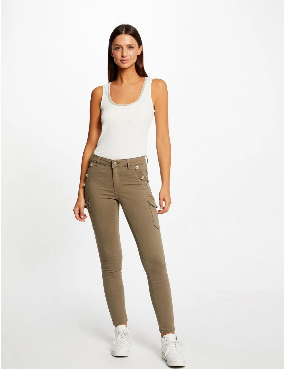 PANTALON CARGO MORGAN PEMA2 BOTONES