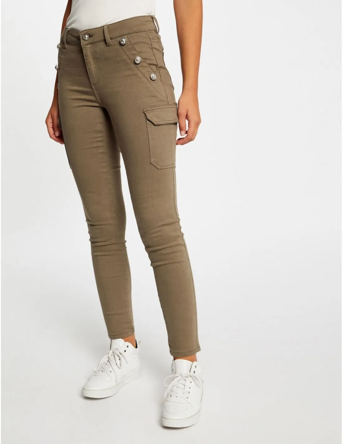 PANTALON CARGO MORGAN PEMA2 BOTONES