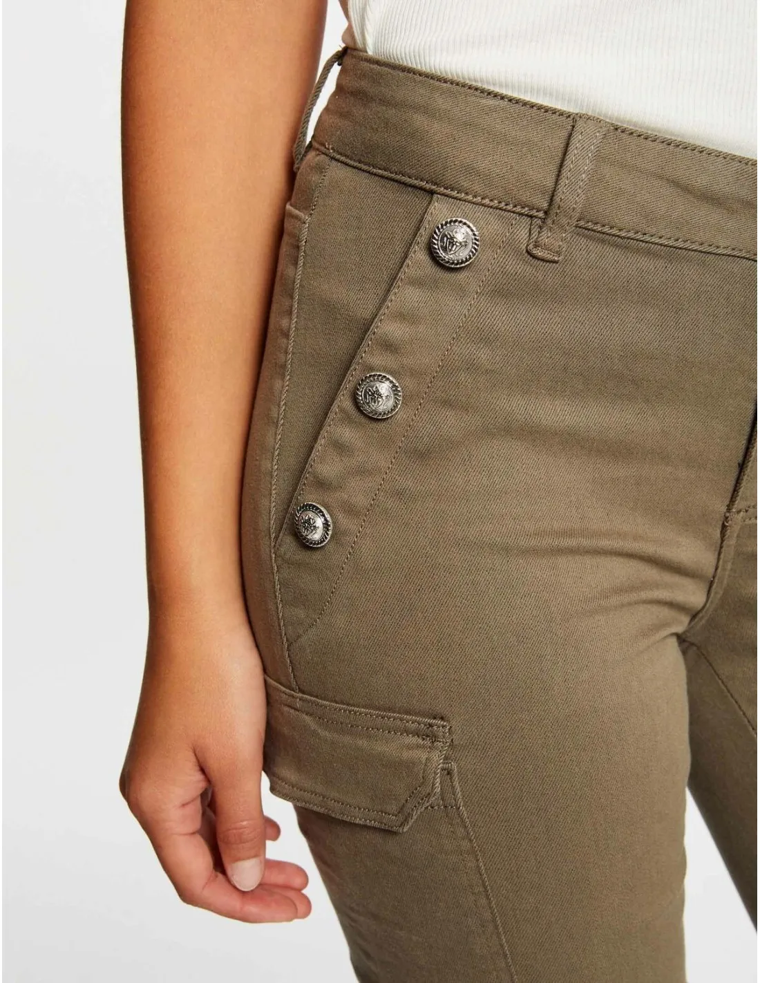 PANTALON CARGO MORGAN PEMA2 BOTONES