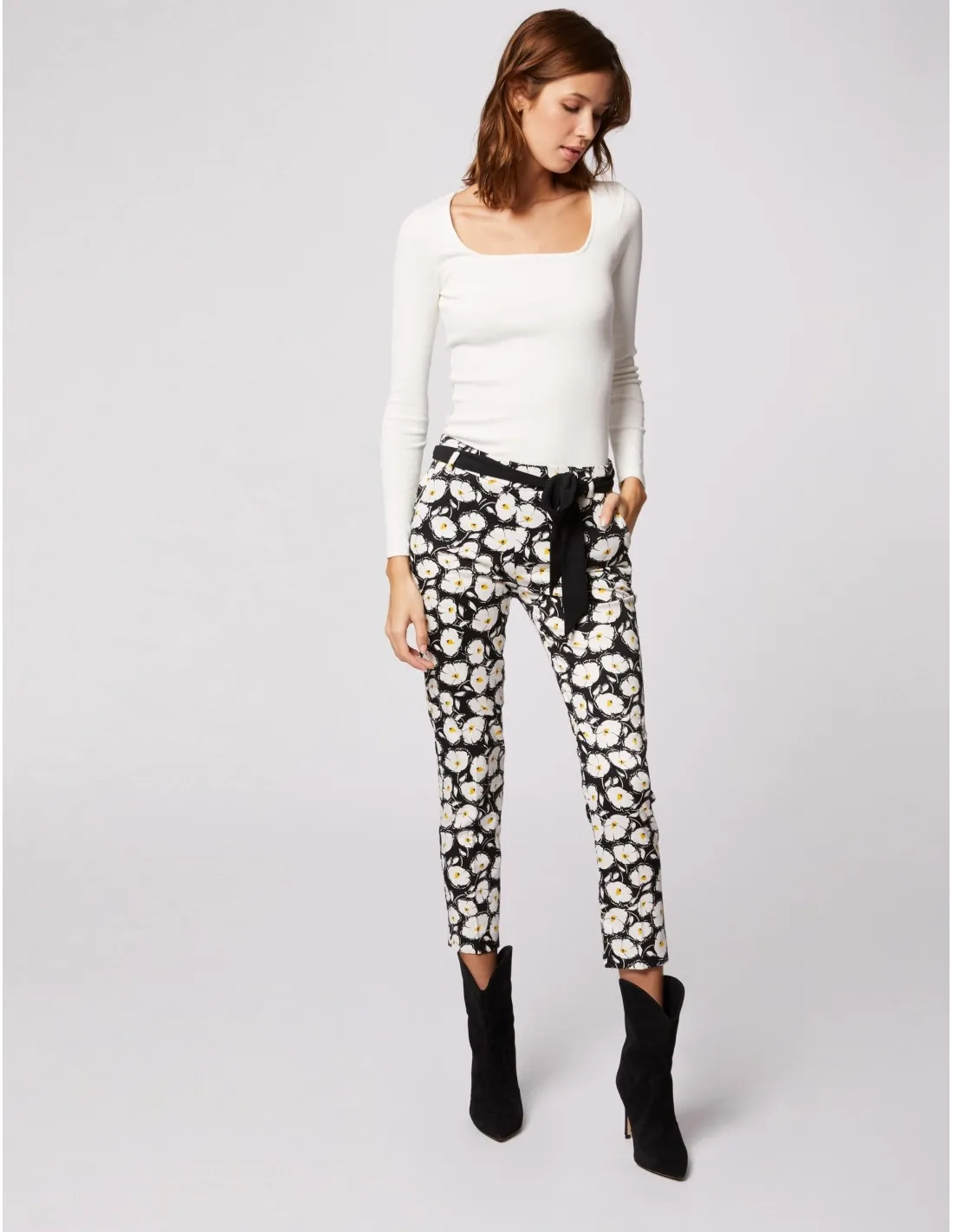 PANTALON CHINO MORGAN PALA FLORES NGAMA