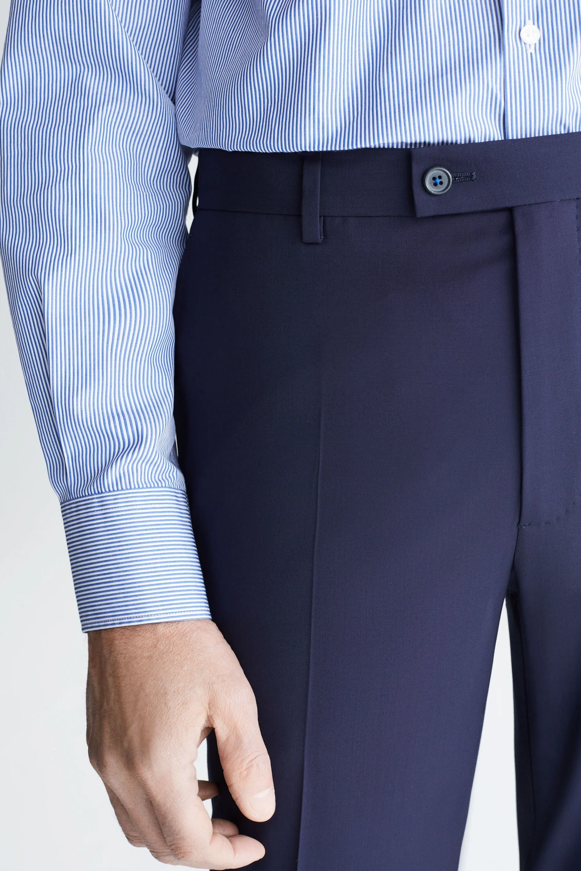 PANTALON DE TRAJE CLASSIC FIT FRESCO DE LANA