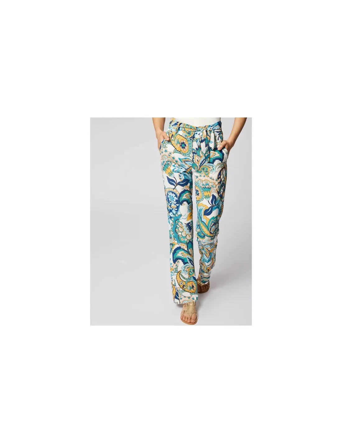 PANTALON FLUIDO MORGAN PINGA ESTAMPADO