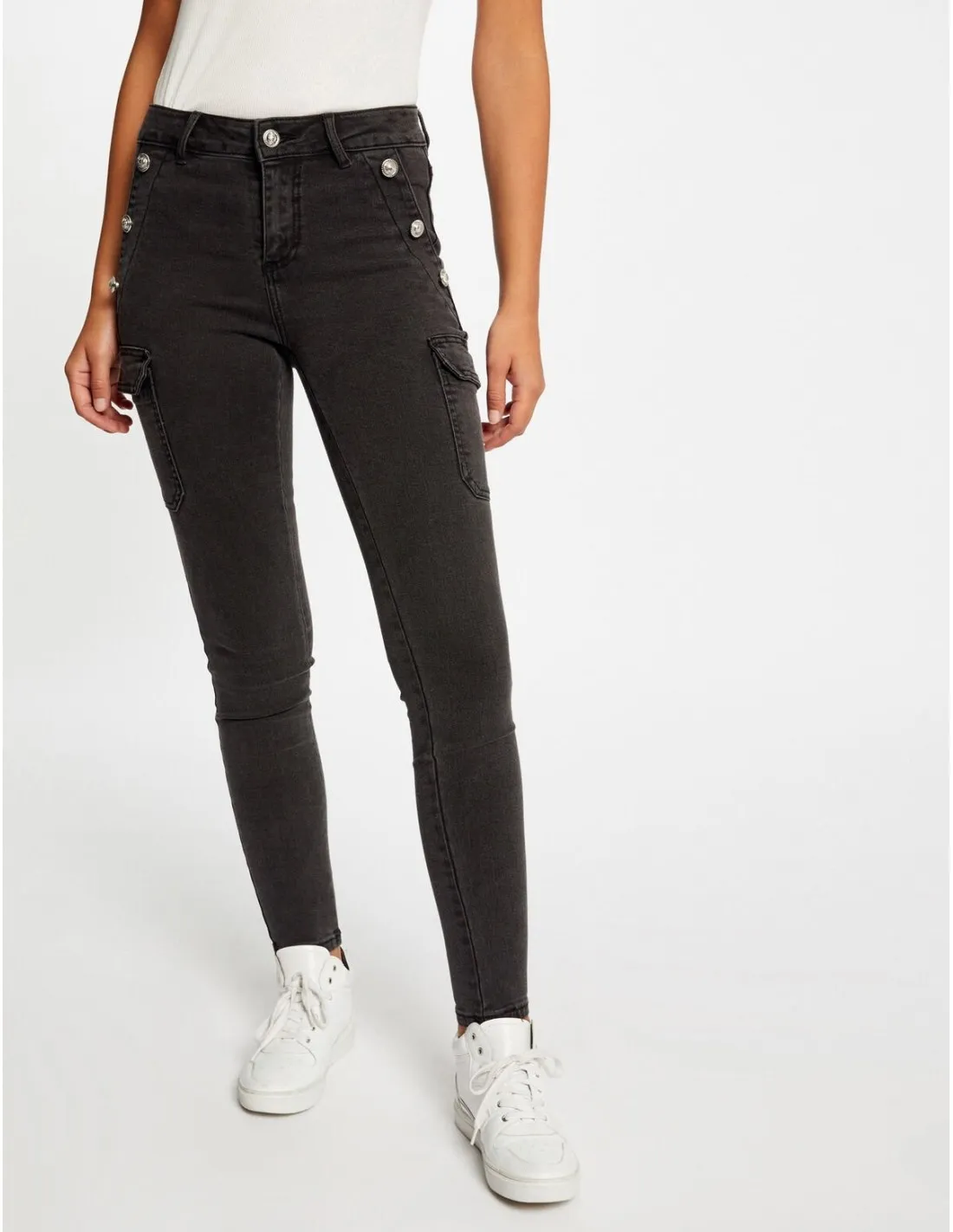 PANTALON VAQUERO MORGAN PEMA CARGO