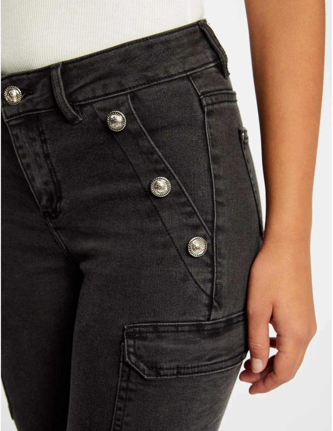 PANTALON VAQUERO MORGAN PEMA CARGO