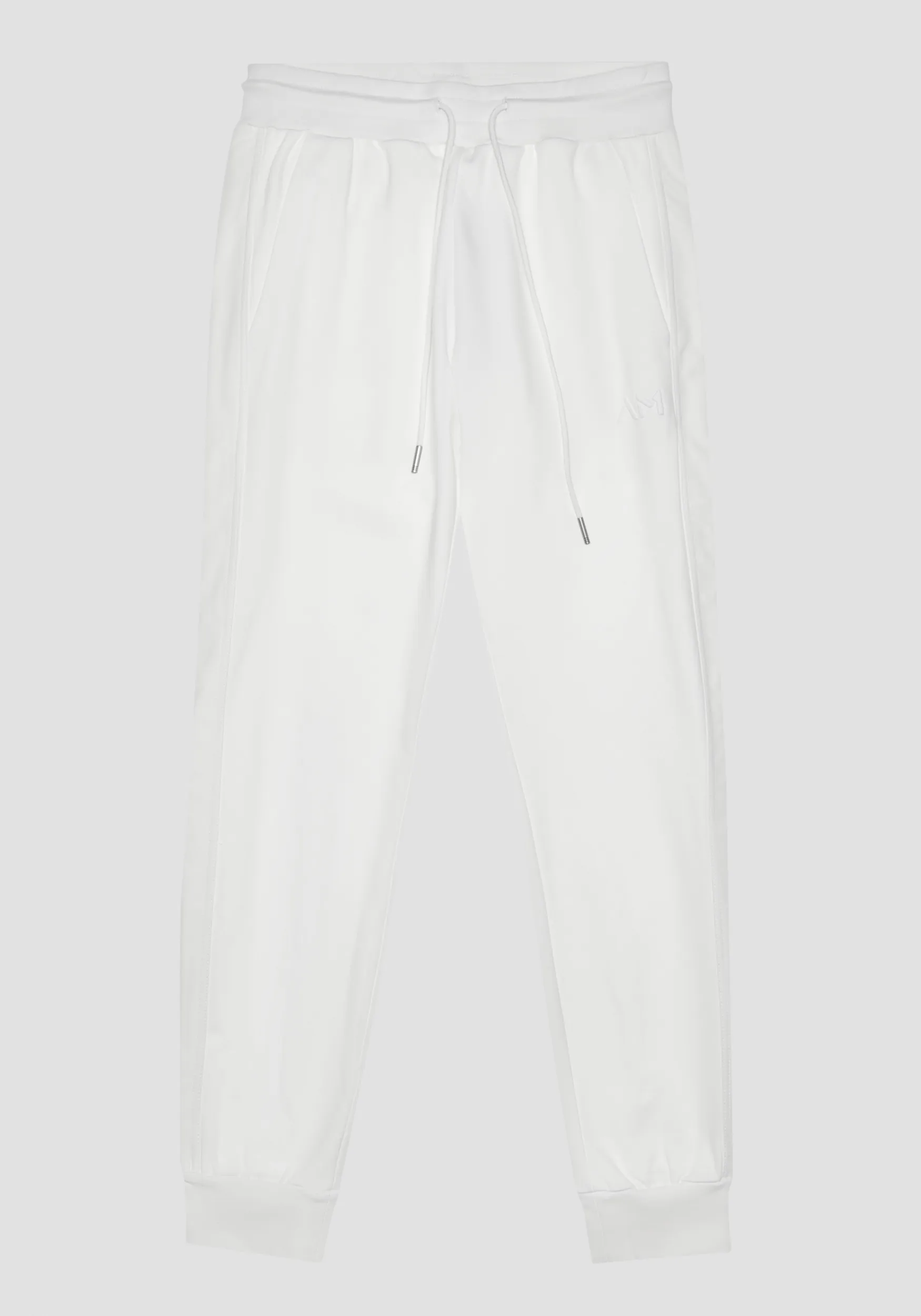PANTALONES DE CHÁNDAL DE CORTE AJUSTADO CON LOGOTIPO BORDADO
