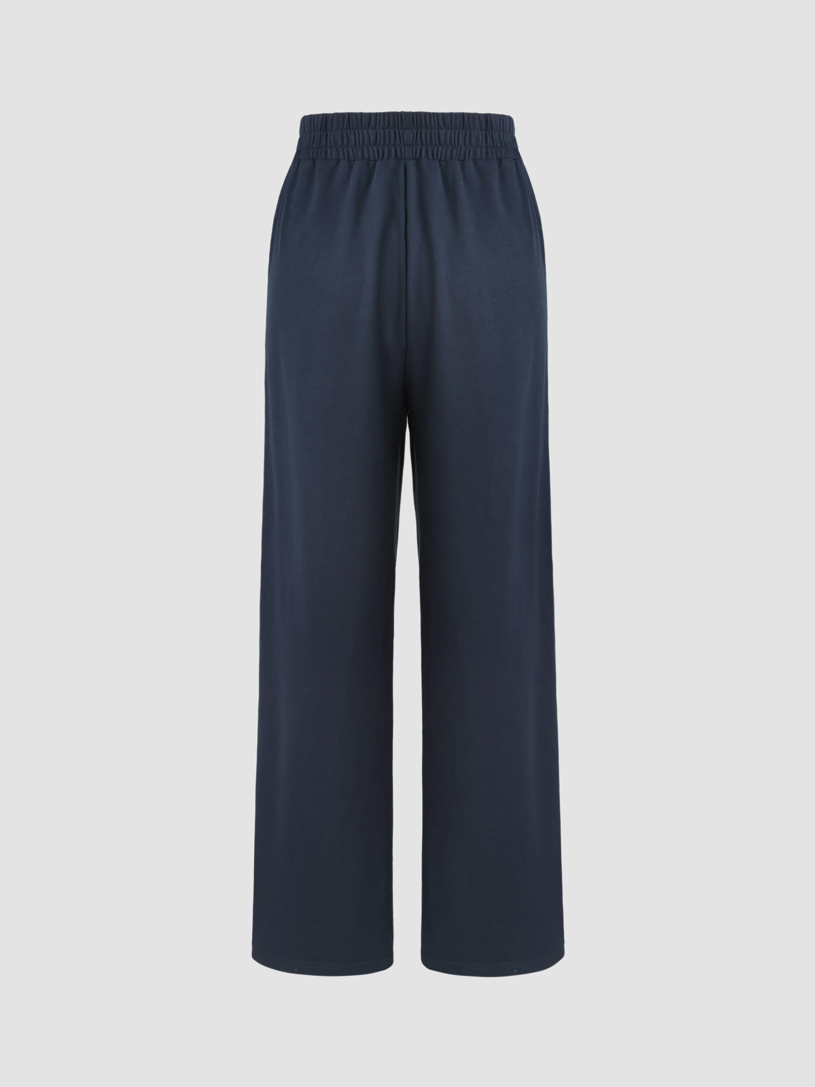  Pantalones de chándal con cintura elástica y ribete contrastante