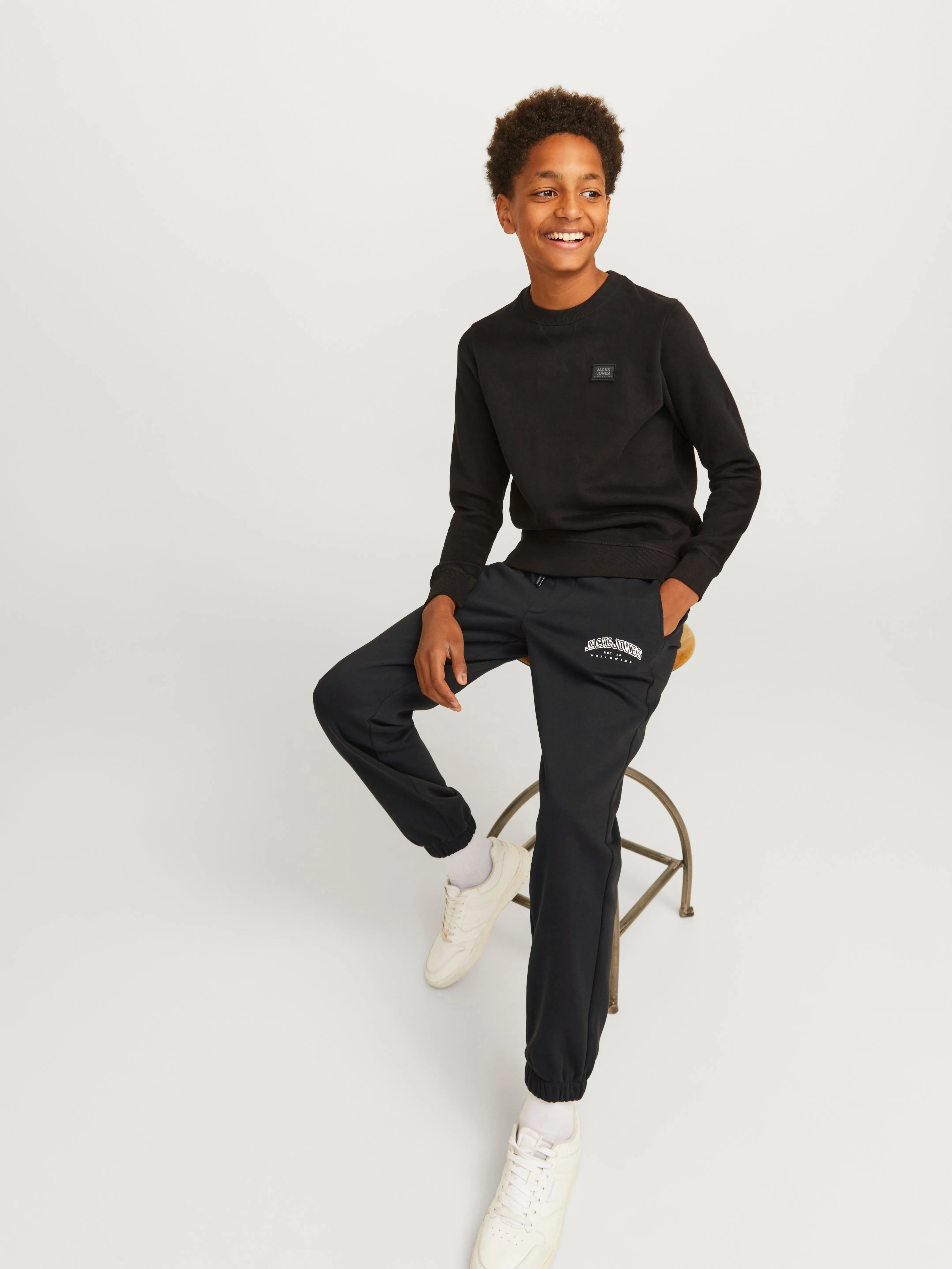 Pantalones de chándal Junior | Negro | Jack & Jones®