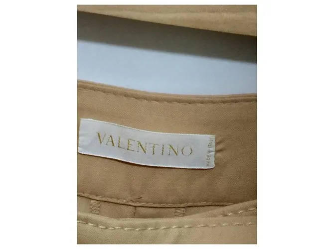Pantalones Valentino de lana nueva Beige 