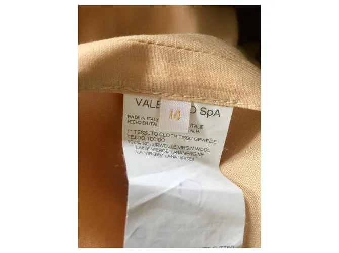 Pantalones Valentino de lana nueva Beige 