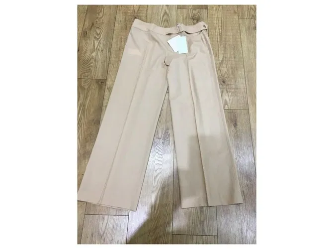 Pantalones Valentino de lana nueva Beige 
