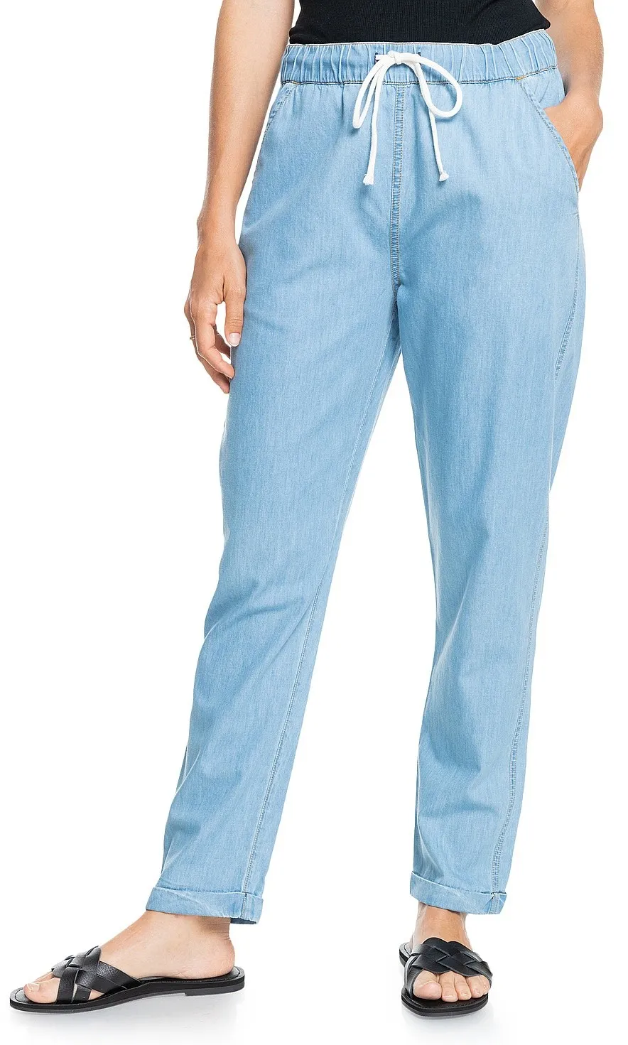 PANTALONES VAQUEROS ROXY SLOW SWELL REGULAR  BFN0/LIGHT BLUE  WOMEN´S