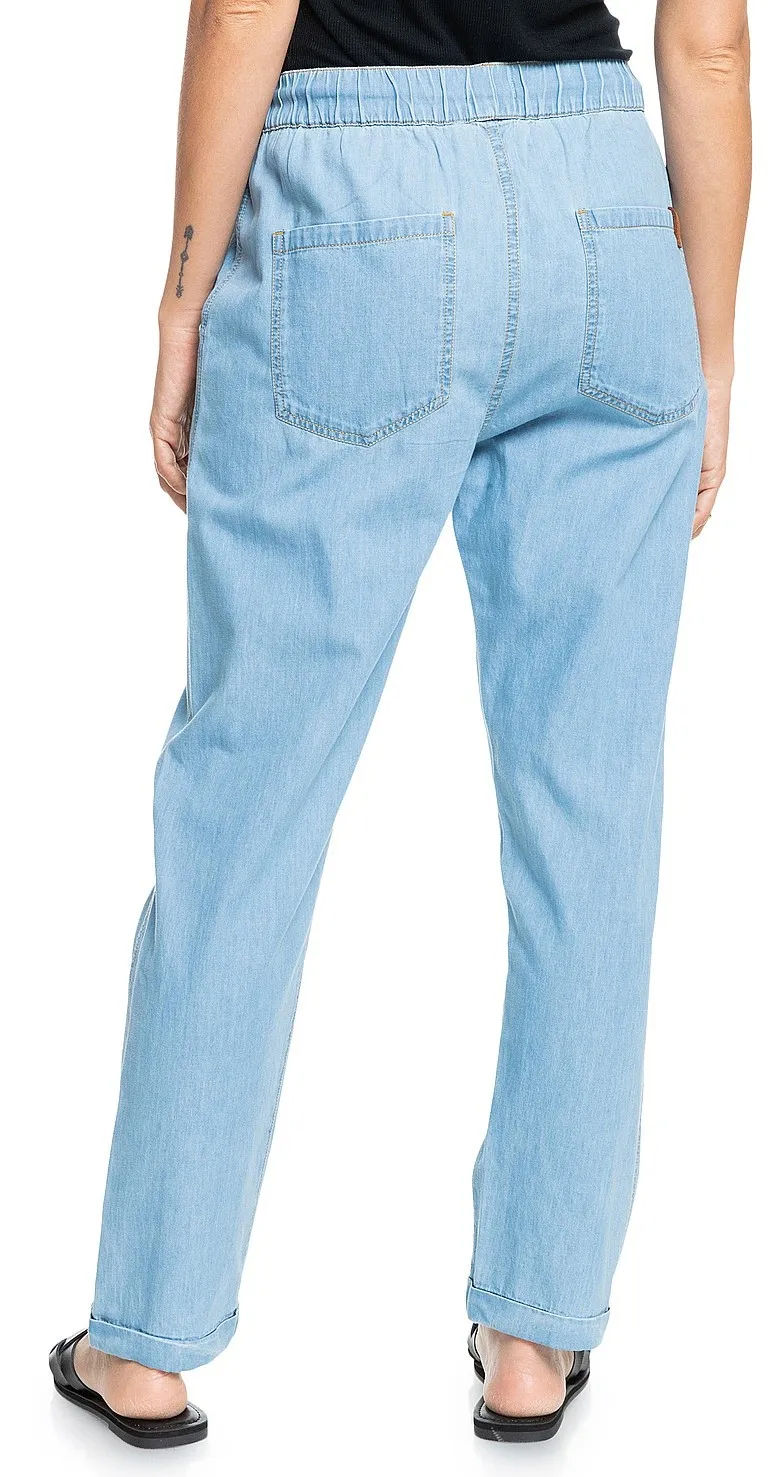PANTALONES VAQUEROS ROXY SLOW SWELL REGULAR  BFN0/LIGHT BLUE  WOMEN´S