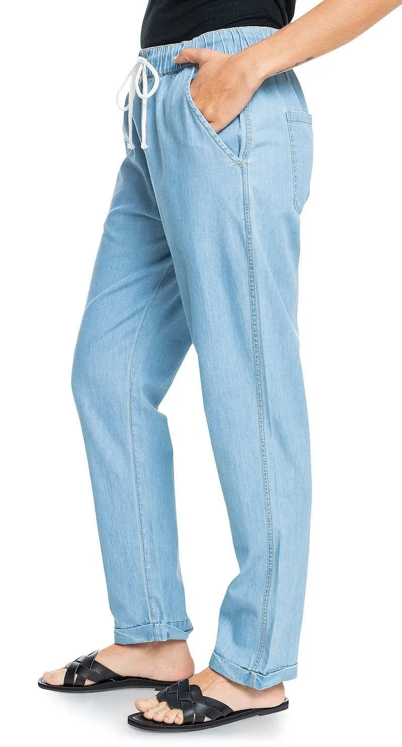 PANTALONES VAQUEROS ROXY SLOW SWELL REGULAR  BFN0/LIGHT BLUE  WOMEN´S