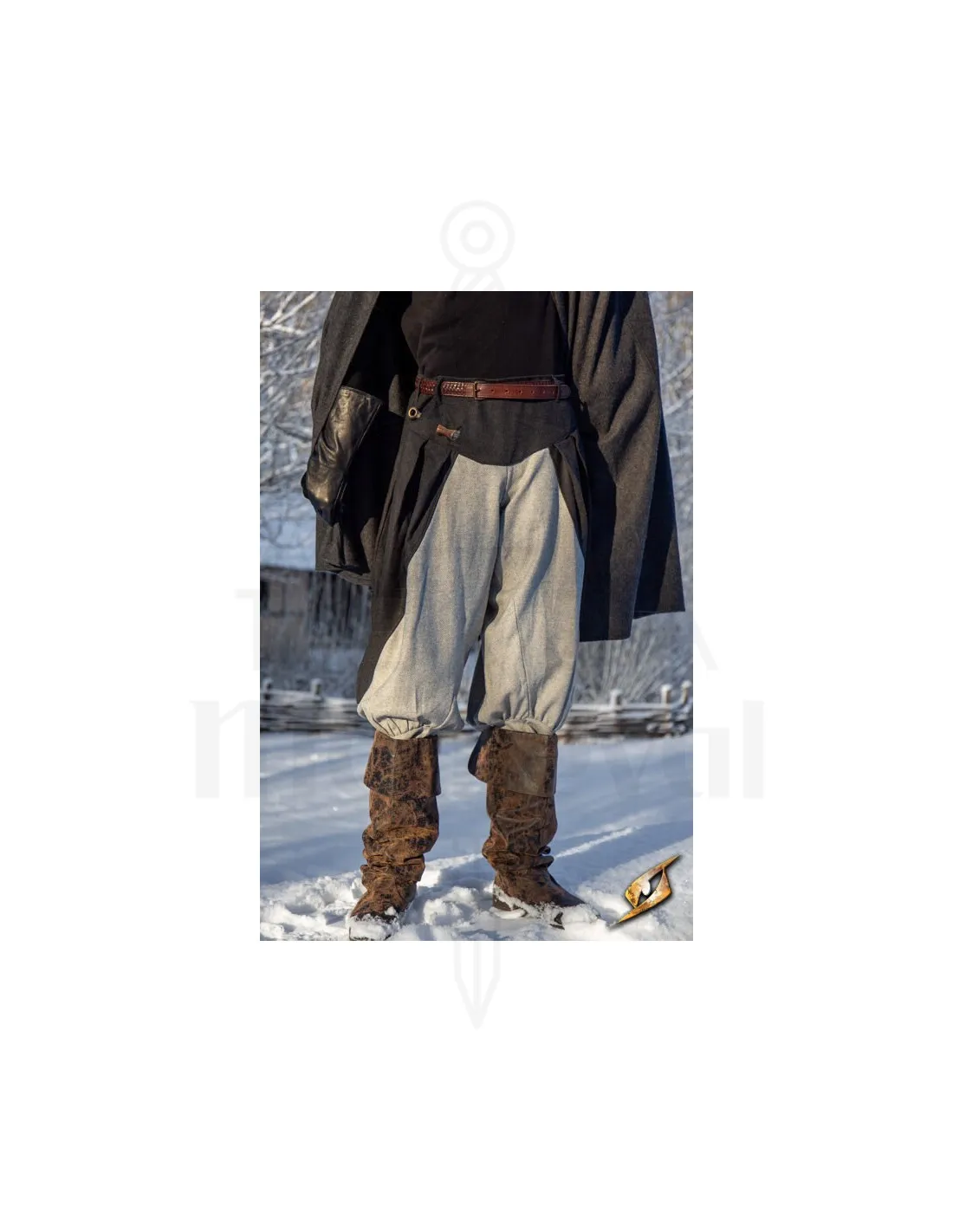 Pantalones vikingos de lana modelo Ignis