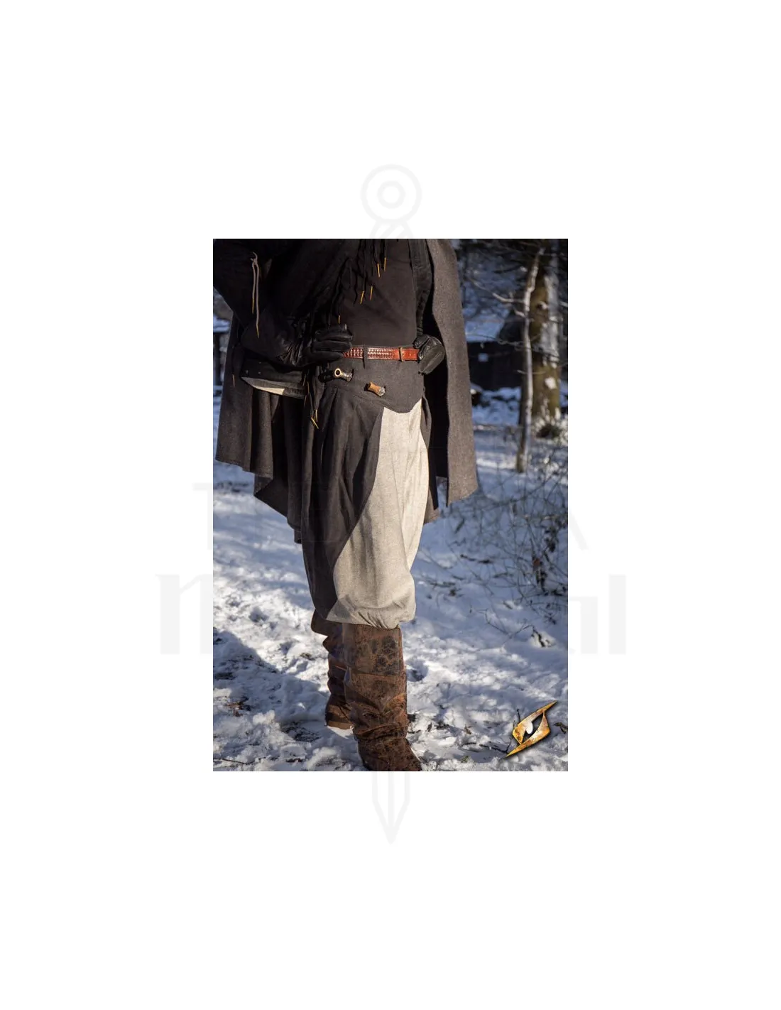 Pantalones vikingos de lana modelo Ignis