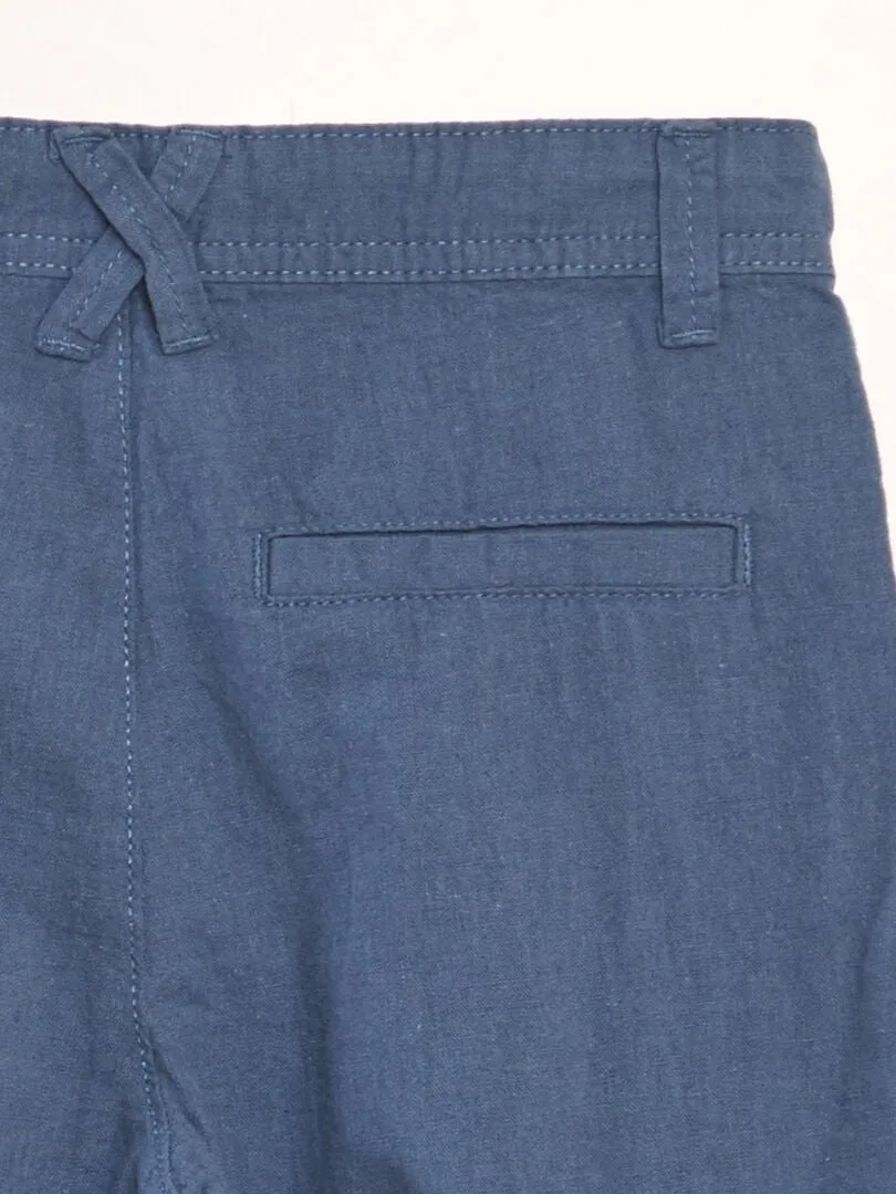 PANTALóN CHINO LIGERO  AZUL