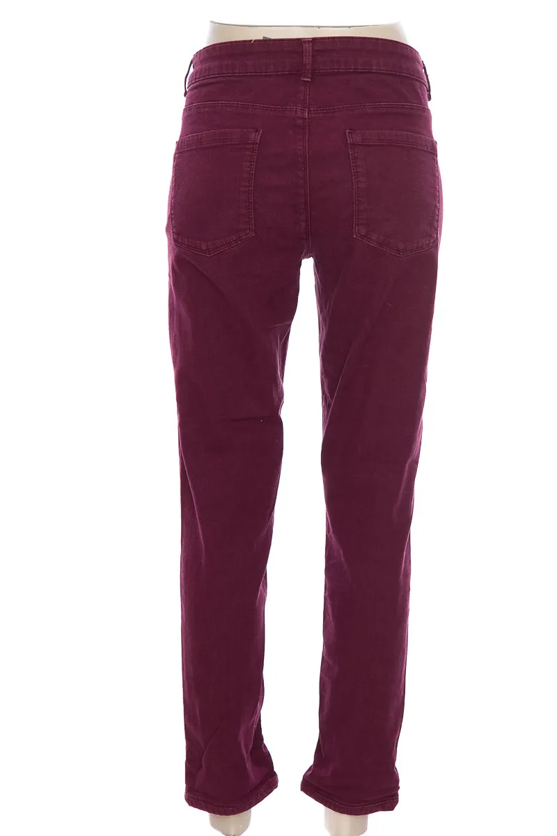 PANTALóN COLOR VINOTINTO  OASIS