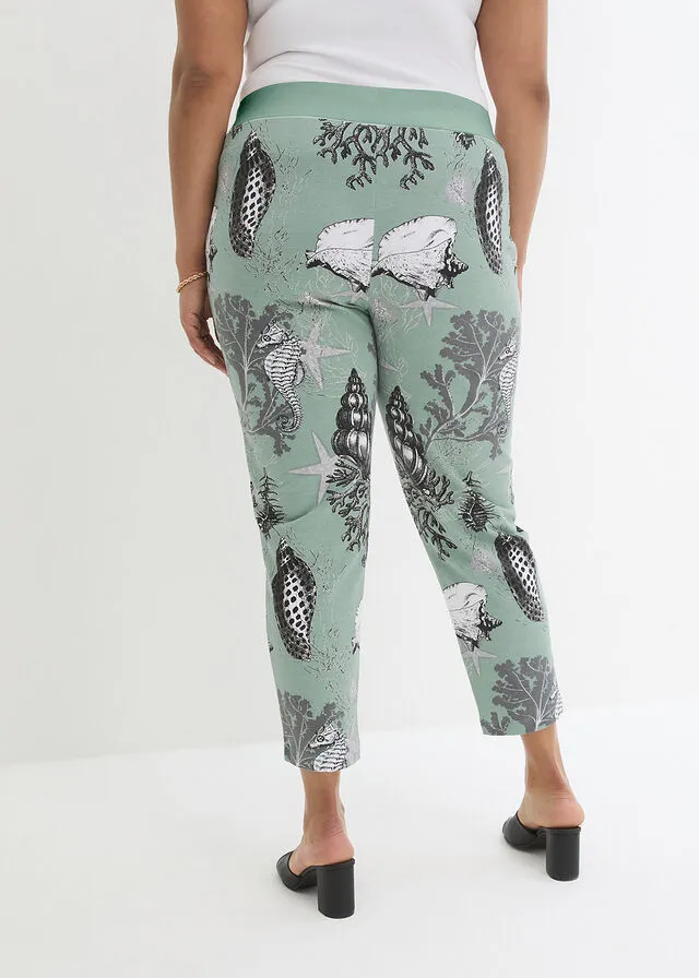Pantalón de chándal Azul marino + blanco lana