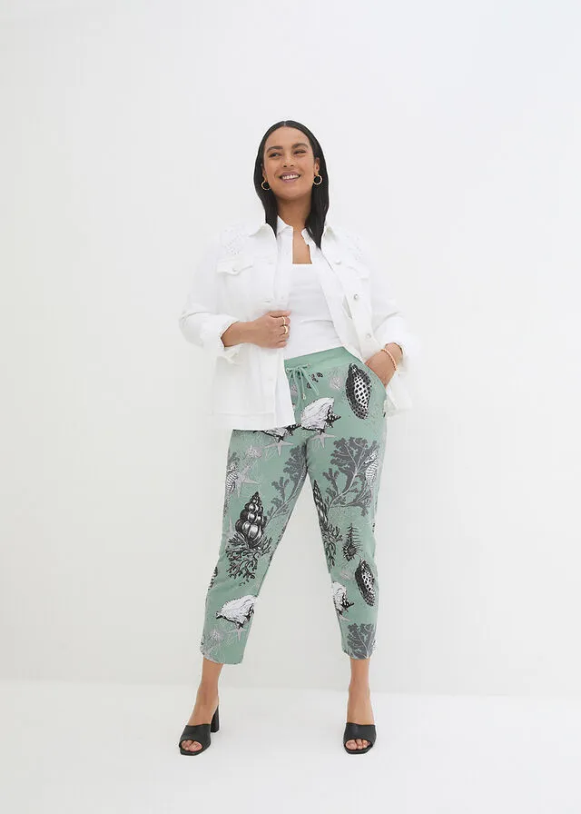 Pantalón de chándal Azul marino + blanco lana