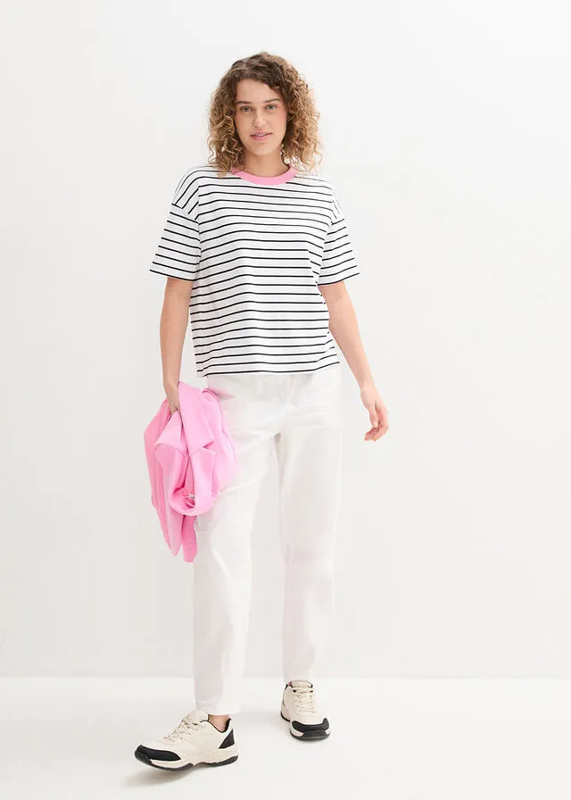 Pantalón de lino Blanco