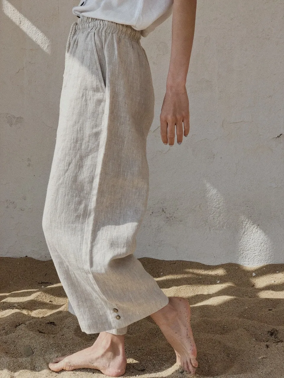 Pantalón de Lino Playa